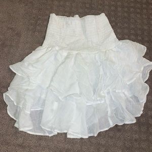 White skirt